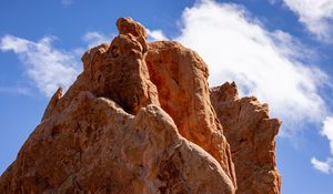 Preview wallpaper stone, rock, relief, nature, sky