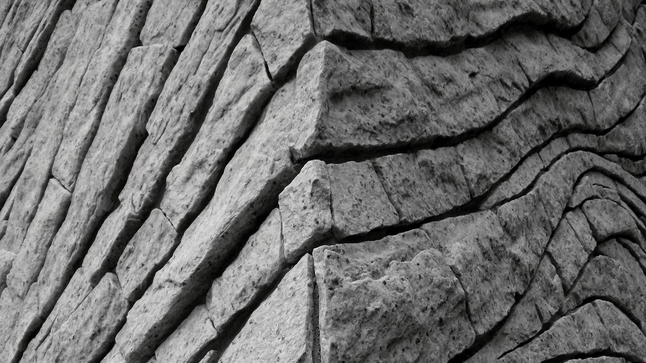 Wallpaper stone, stony, cranny, rock, gray, texture