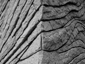 Preview wallpaper stone, stony, cranny, rock, gray, texture