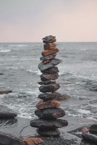 Preview wallpaper stones, balance, harmony, sea, waves