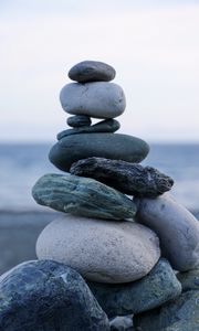 Preview wallpaper stones, balance, harmony, pebbles