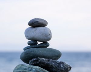 Preview wallpaper stones, balance, harmony, pebbles