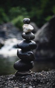 Preview wallpaper stones, balance, meditation, pacification, pebbles