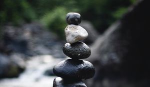 Preview wallpaper stones, balance, meditation, pacification, pebbles