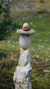 Preview wallpaper stones, balance, nature