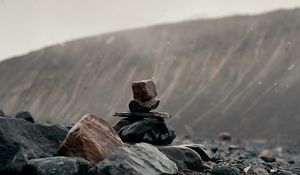 Preview wallpaper stones, balance, rocks, mountains