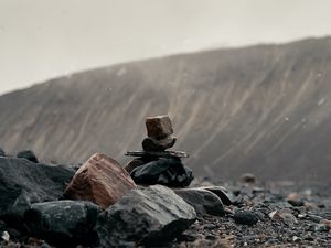 Preview wallpaper stones, balance, rocks, mountains