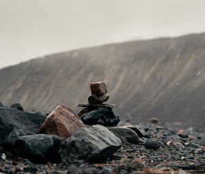 Preview wallpaper stones, balance, rocks, mountains