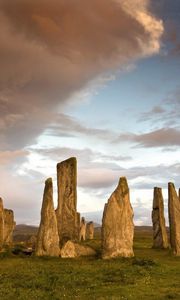 Preview wallpaper stones, blocks, clouds, sky