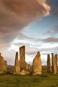 Preview wallpaper stones, blocks, clouds, sky