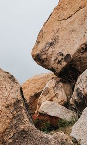 Preview wallpaper stones, blocks, rocks, branch