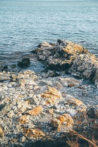 Preview wallpaper stones, blocks, shore, sea