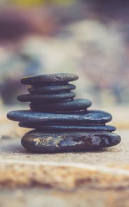 Preview wallpaper stones, blur, shape