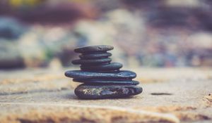 Preview wallpaper stones, blur, shape