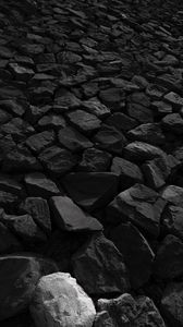 Preview wallpaper stones, bw, nature