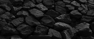 Preview wallpaper stones, bw, nature