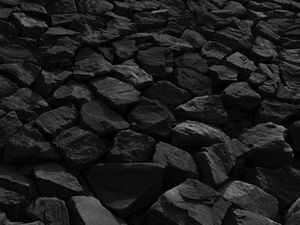 Preview wallpaper stones, bw, nature