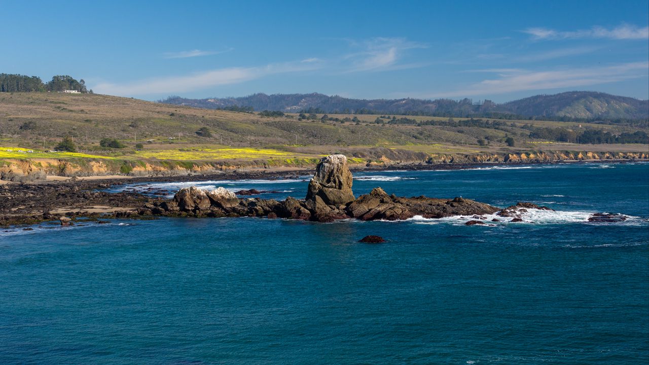 Wallpaper stones, coast, sea, nature