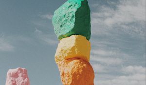 Preview wallpaper stones, colorful, construction