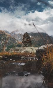 Preview wallpaper stones, construction, mountains, rocks, nature