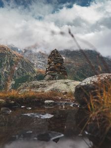Preview wallpaper stones, construction, mountains, rocks, nature