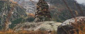 Preview wallpaper stones, construction, mountains, rocks, nature