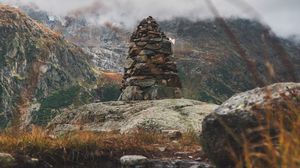 Preview wallpaper stones, construction, mountains, rocks, nature