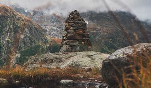 Preview wallpaper stones, construction, mountains, rocks, nature