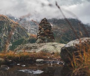 Preview wallpaper stones, construction, mountains, rocks, nature