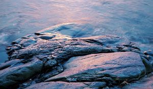 Preview wallpaper stones, cranny, relief, water, wet