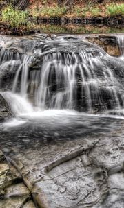 Preview wallpaper stones, during, river