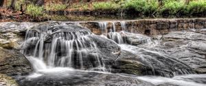 Preview wallpaper stones, during, river