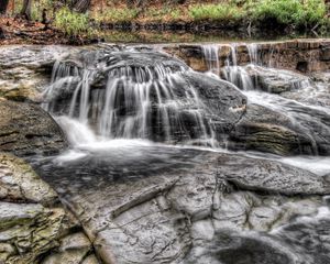 Preview wallpaper stones, during, river