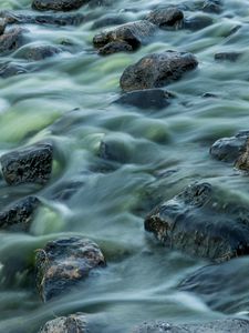 Preview wallpaper stones, flow, water