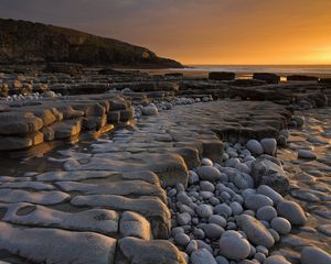 Preview wallpaper stones, form, coast, sea, water