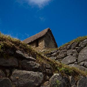 Preview wallpaper stones, house, sky