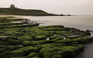 Preview wallpaper stones, moss, hill, nature