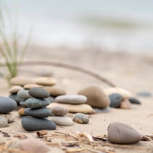 Preview wallpaper stones, pebbles, blur