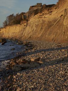 Preview wallpaper stones, pebbles, coast, sea, nature