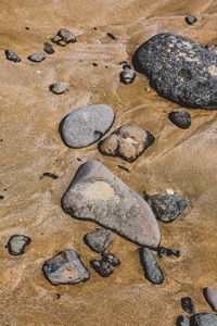 Preview wallpaper stones, pebbles, sand, beaches