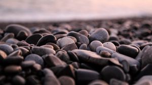 Preview wallpaper stones, pebbles, sea, coast