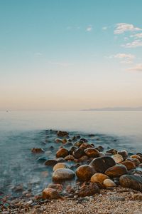 Preview wallpaper stones, pebbles, sea, nature