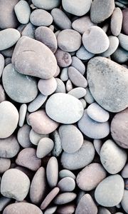 Preview wallpaper stones, pebbles, texture, gray