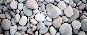 Preview wallpaper stones, pebbles, texture, gray