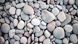 Preview wallpaper stones, pebbles, texture, gray