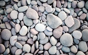 Preview wallpaper stones, pebbles, texture, gray