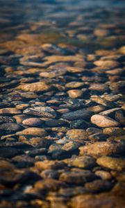 Preview wallpaper stones, pebbles, water, texture