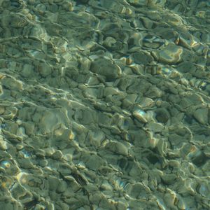 Preview wallpaper stones, pebbles, water, underwater, glare, minimalism