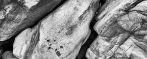 Preview wallpaper stones, relief, bw, nature