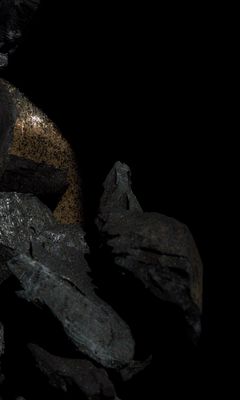 240x400 Wallpaper stones, relief, darkness, dark
